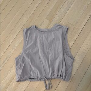 Gray Sleeveless Women's Top